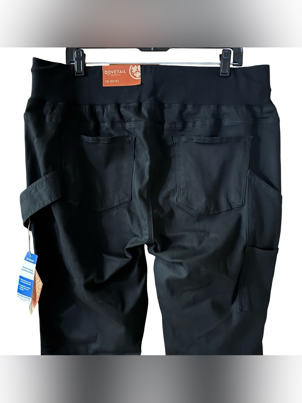 Dovetail Workwear Christa X Diy Pant Black Performance Xl 18/20 X 31 Nwt New — image 6 of 8